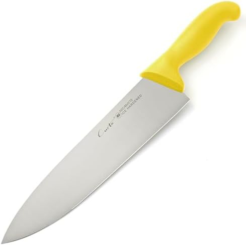 Ten inch commercial grade knife with yellow handle
