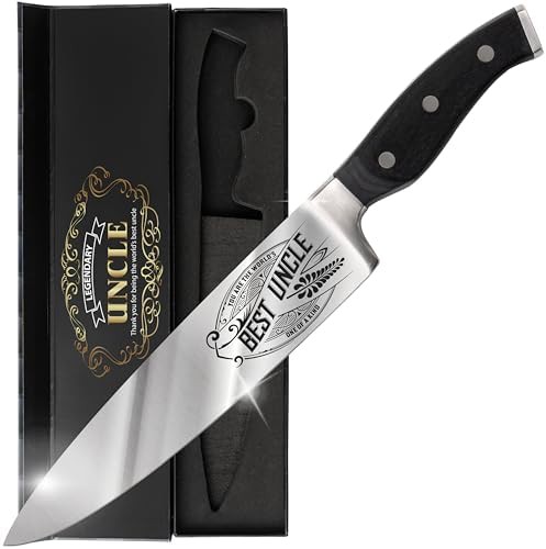Uncle pakka wood chef knife 8 in