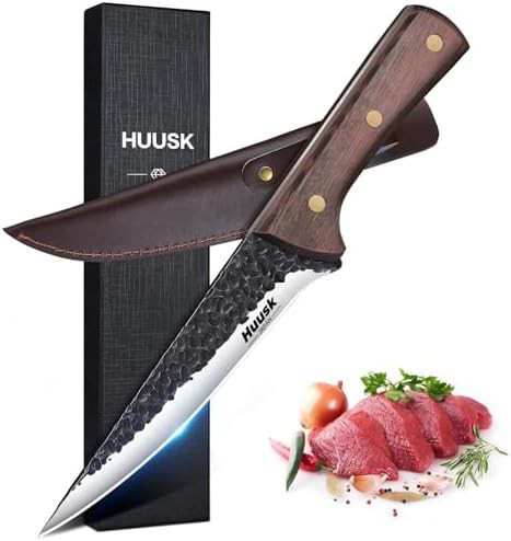 Japanese carbon steel boning fillet knife