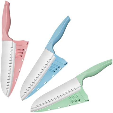 Three piece seven inch utility knife set