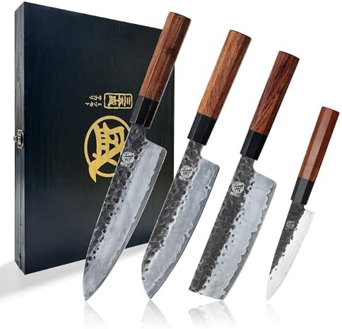 Mitsumoto Sakari 4-piece Japanese chef knife set