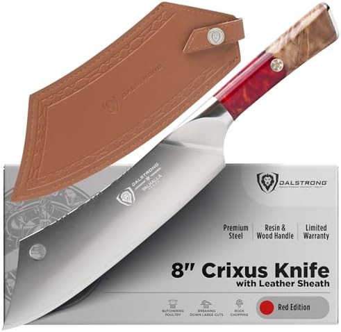 Crixus red edition chef and cleaver hybrid