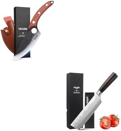 Nakiri vegetable cleaver and boning bundle