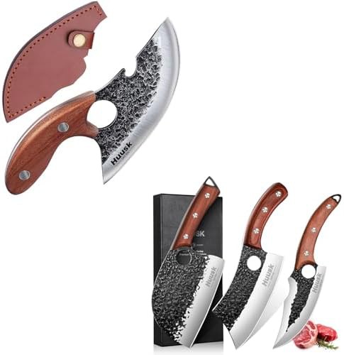 Huusk Viking Boning and Ulu Knife Set