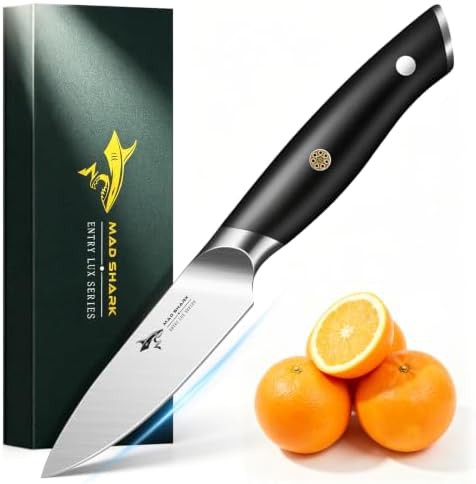 German steel paring knife three point five inch