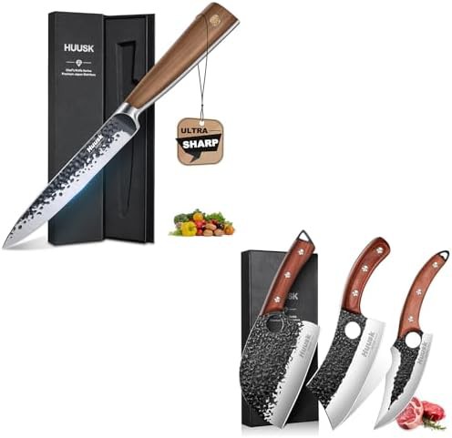 ergonomic utility serbian knife set
