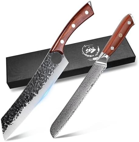 Purple dragon hand forged 8 inch cleaver