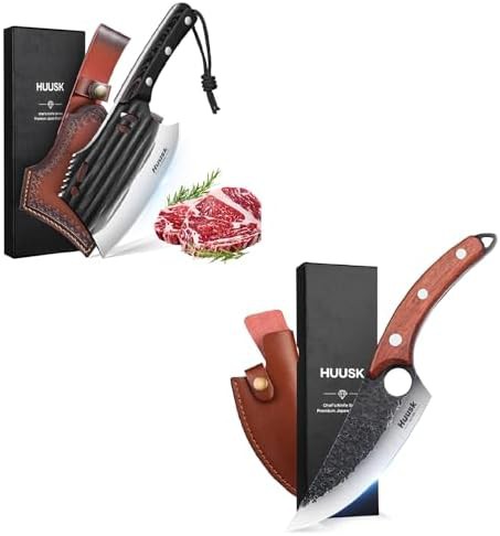Viking butcher cleaver with outdoor sheath