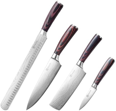 PAUDIN high carbon knife set with brisket knife