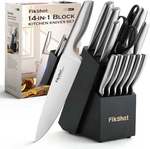 German stainless steel kitchen knife set