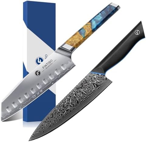 S35vn and damascus 8 inch kitchen knife