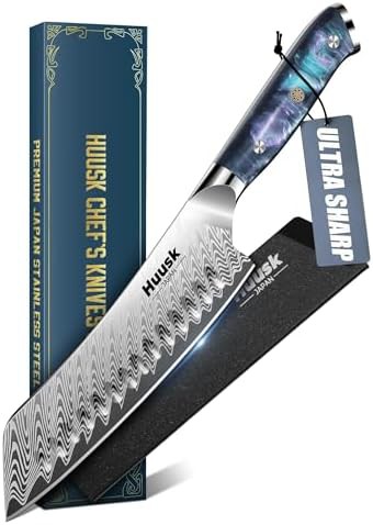 Huusk high carbon santoku 7 inch knife