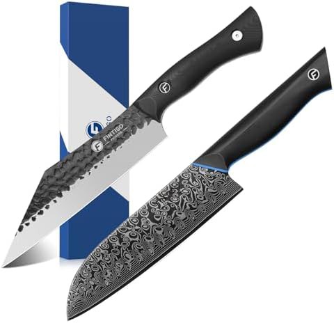 Santoku and viking boning knife pair