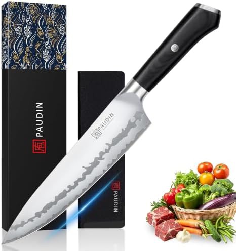 PAUDIN 8 inch 9-layer high carbon chef knife