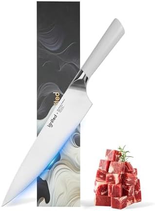 Ivory white 8 inch chef knife