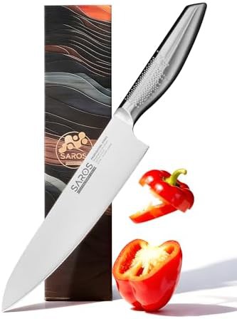 Silver 8 inch Japanese gyuto knife